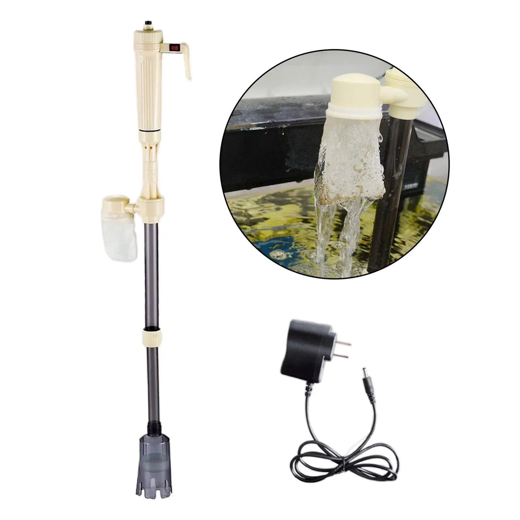 Water Filter, and for Vacuum Large Gravel Medium Aquarium Aquarium Automatic Tanks Electric Gravel Cleaner, Cleaner Cleaner