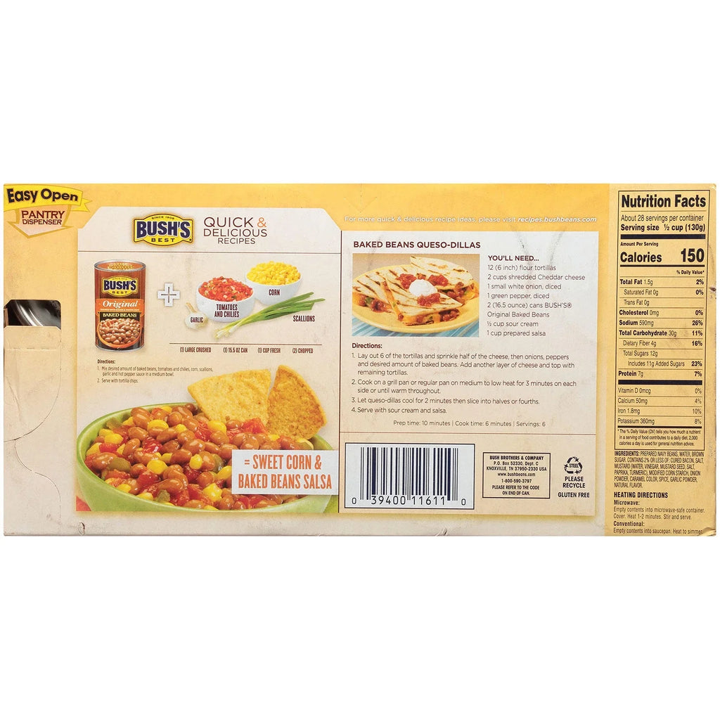 Bushs Beans Original Ct.) (16.5 8 Oz, Baked
