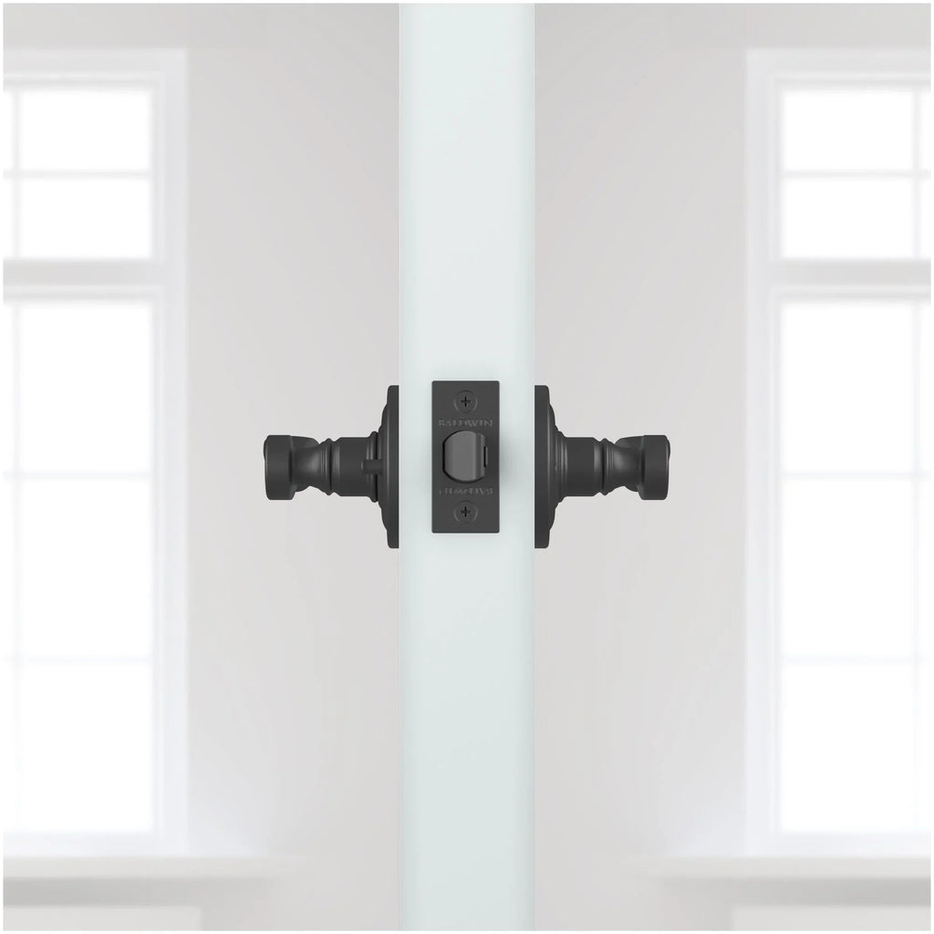 And Lifetime Baldwin Privacy Lever Handle Pvcurtrr003 Dual Traditional Rose 6Al Round Curve Reserve Handle Latch Finish With Brass Strike And