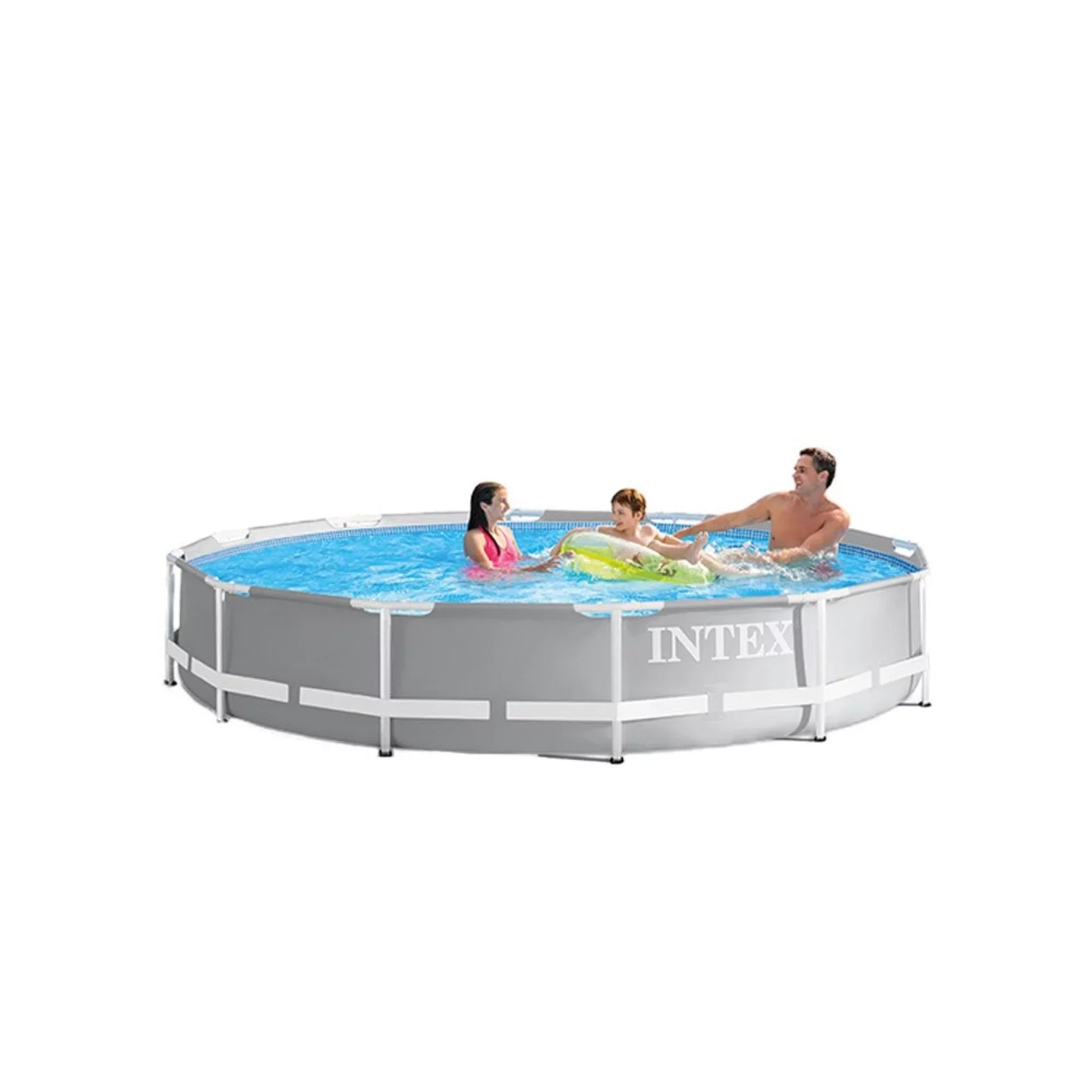 12' with Pool Prism Ladder Swimming Ground 48" Bundled Above x Ground Frame 30"