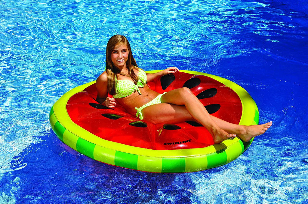 Island Inflatable Slice Swimline Watermelon Raft