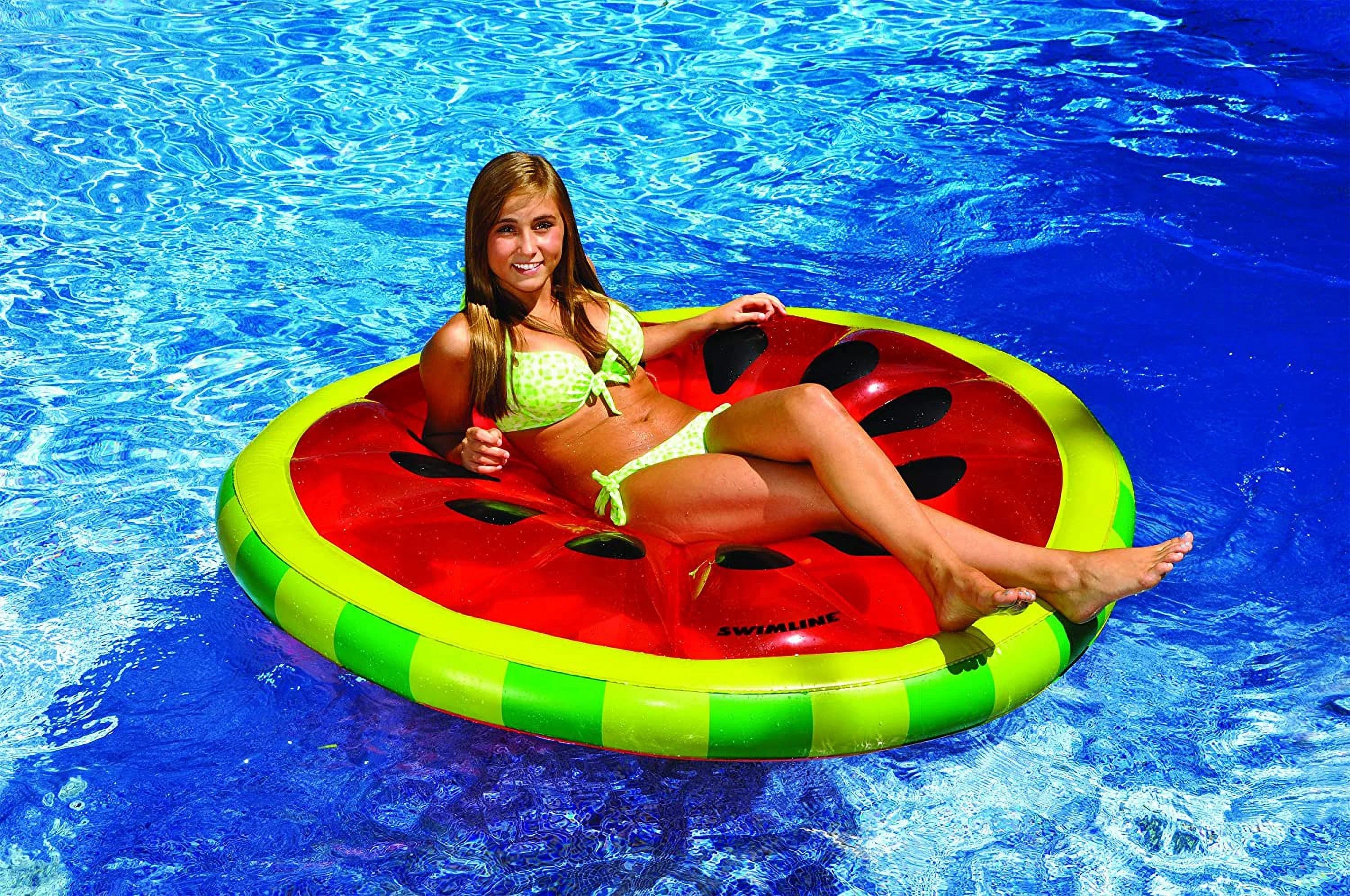 Island Inflatable Slice Swimline Watermelon Raft