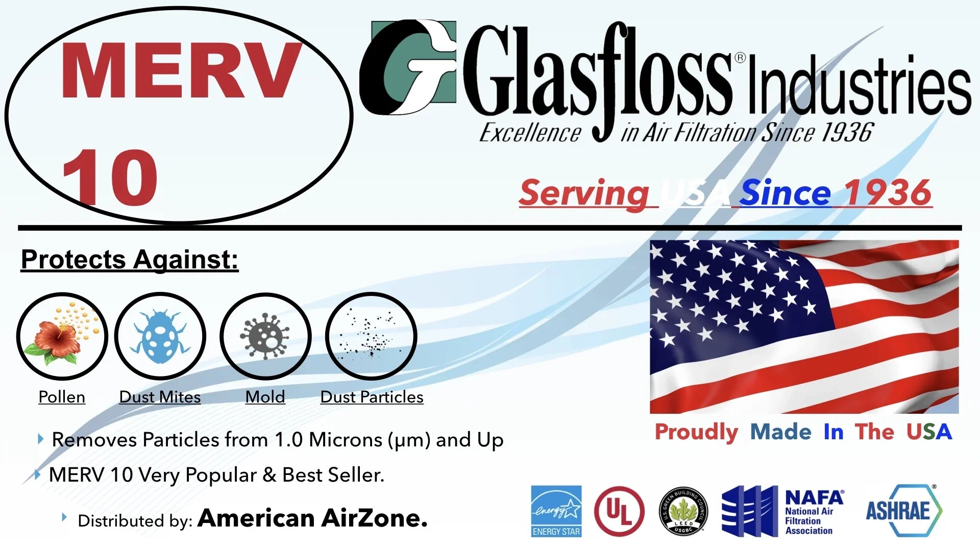 HVAC 6) Furnace MERV (Pack Pleated Filter In Filter Made Office - - Air Home Glasfloss 10 - of AC USA. 14x25x2 2" or - Air or Air Filter The - -