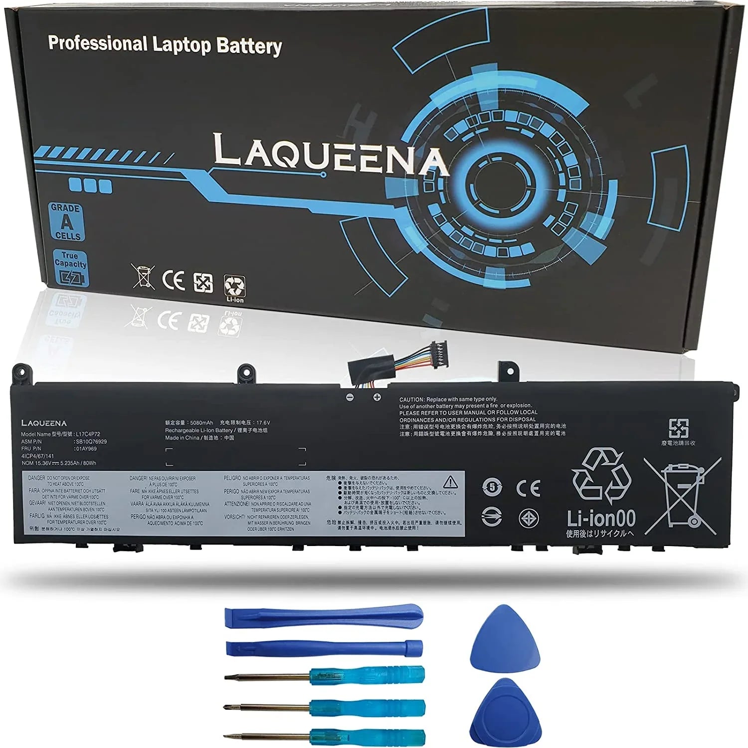 LAQUEENA Lenovo ThinkPad X1 Gen P1 1st Gen/2nd 1st Gen with y Extreme Gen/P1 Compatible L17C4P72 Laptop ThinkPad