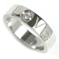K18WG Love (Good) 1P Size Pre-Owned Gold Cartier Women's Edition Ring CARTIER 2006 55 14.5 9.8g White Diamond Limited