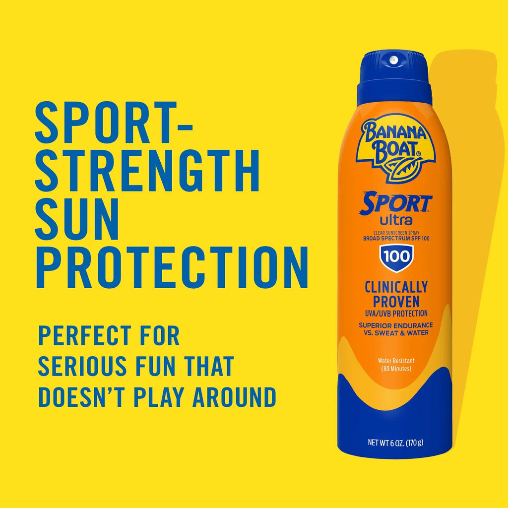Water Spray, & Sport High Banana SPF Sunscreen Resistant 100 Boat 6oz | Ultra SPF