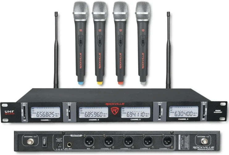 16x8+(4) MSB16R UHF Wireless Mics+Samson 16R Stagebox Soundcraft Mini Headphones