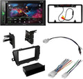 AM/FM Car for Receiver Pioneer WVGA Bundle Double Touchscreen W/ DIN Toyota Stereo Camera/Installation DVD/CD 2012-2015 6.2" Digital Prius with Bluetooth/Backup Media KIT4938 Kit/in-Dash