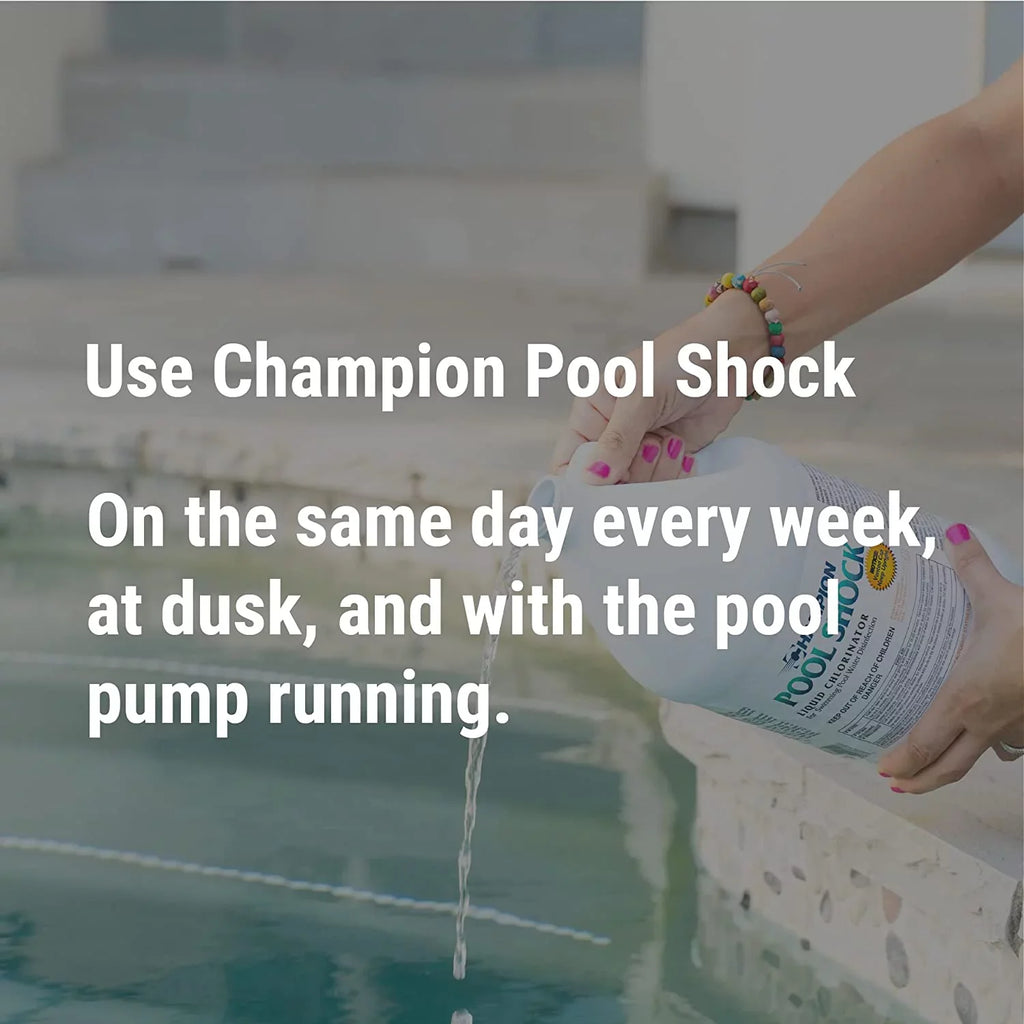 12.5% - (Case Gallons) Pool 1 Liquid Hypochlorite Chlorine Shock - Sodium