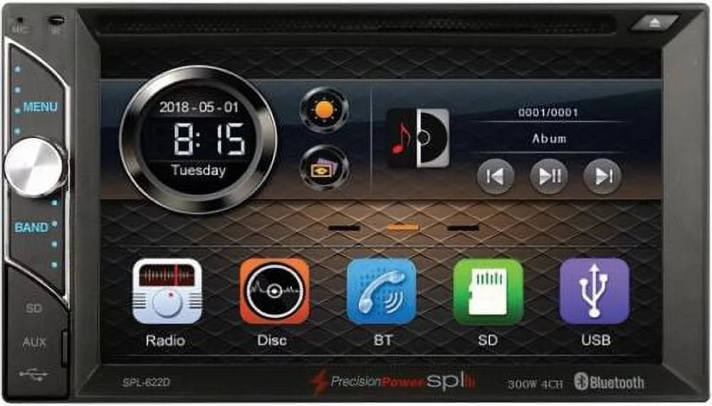 SD PKG CD/DVD USB STEREO RADIO BLUETOOTH CAR PATRIOT CALIBER 08 AUX COMPASS 07