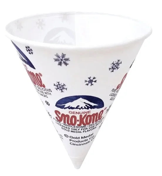 1 of 1060 Snow Cups Sno-Kone - Quantity Cone Gold Medal 5000-Count