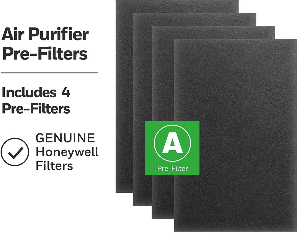 HRF-A300 & Carbon - Purifiers 12 Pre-filter Honeywell HPA5300 HPA300, Air for Pre-Cut Quantity 4-Pk.
