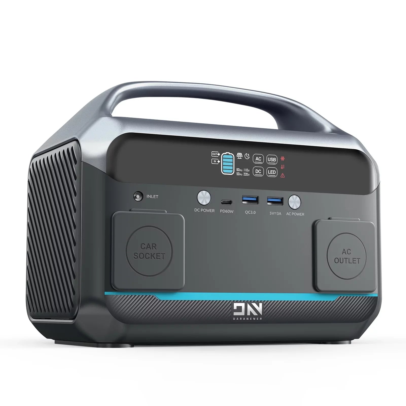 Power Station Anself, DaranEner Battery LiFePO4 Portable Power 268.8Wh Travel by NEO300 300W Backup Supply for