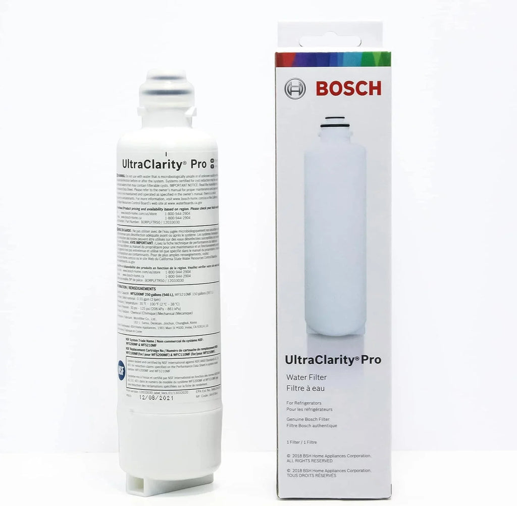 Pack Water Filter, REPLFLTR55 Pro Bosch of RA450022, 4 BORPLFTR50,BORPLFTR55, UltraClarity Replacement/Compatible