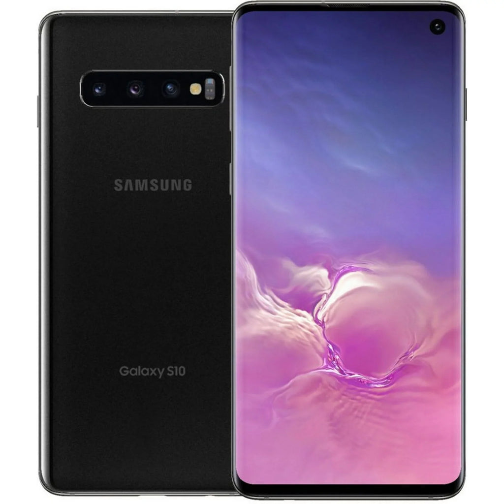 Samsung Only Black, Verizon (Refurbished: Good) 6.1 128GB, in Galaxy S10, Pre-Owned