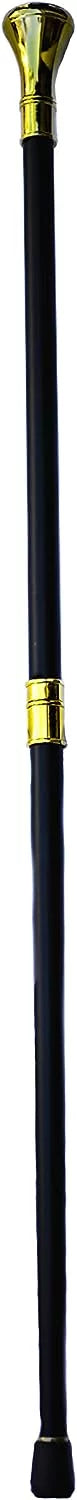 Tip Masonic Handle, Rubber Cane Handle, High Shaped Square On Base Compass 37" The Piece 2 Ball Cane of Walking & 2-Tone at Alloy with Embossed Top Logo Dividable Shaft, Metal
