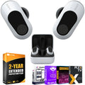 Earbuds, Buds Audio WFG700N/W Noise and YR Truly Essentials CPS Sony Wireless Protection Enhanced White 2 Software Bundle with Pack INZONE Cancelling Gaming