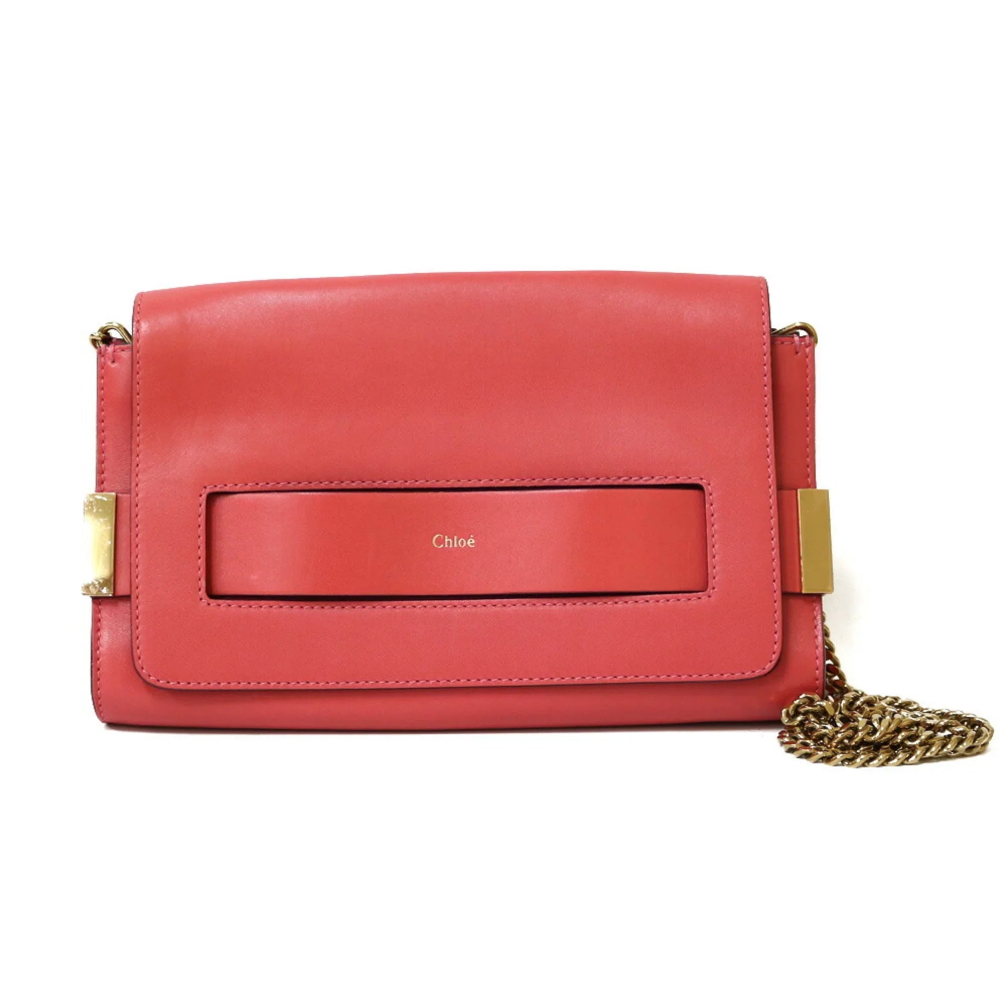 Shoulder Women's Leather (Fair) Pink Chlo¨¦ Chloe Pre-Owned Bag