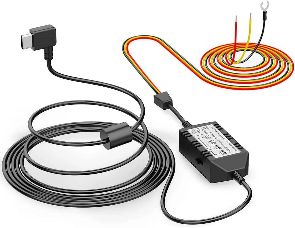 Wire Kit for Dash T130, Acc for Parking Hard USB-C Cam, Kit, Voltage A119MINI HK4 Hardwire Protection Mode VIOFO Low