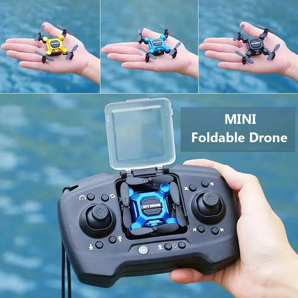 Aircraft Drone One Hovering Beginners for Kids, HD Headless Mini Suitable Quadcopter RC Flip for Toys K04 Auto Foldable Key 360¡ã Drones RC Gift Camera Land