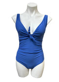 Sweetheart Tie Miller BLUE One Nicole YONDER Center Piece US Small Swimsuit,