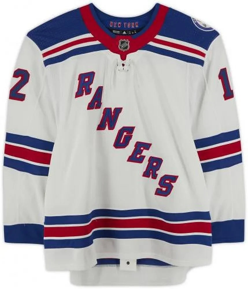 58 - 2022 First May Round vs. of Game-Used the 7, Playoffs #12 During the Stanley Round Worn 13, Penguins New 2022 York Fanatics - Size Nemeth Pittsburgh Jersey Patrik Rangers and Cup White 1 9 on