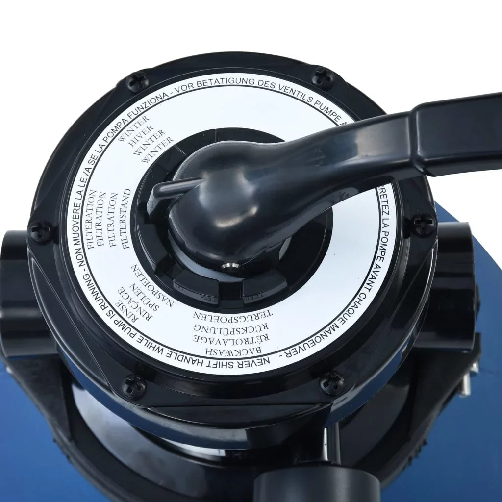 11.8" OWSOO Blue Sand 4 with Valve Pool Filter Position