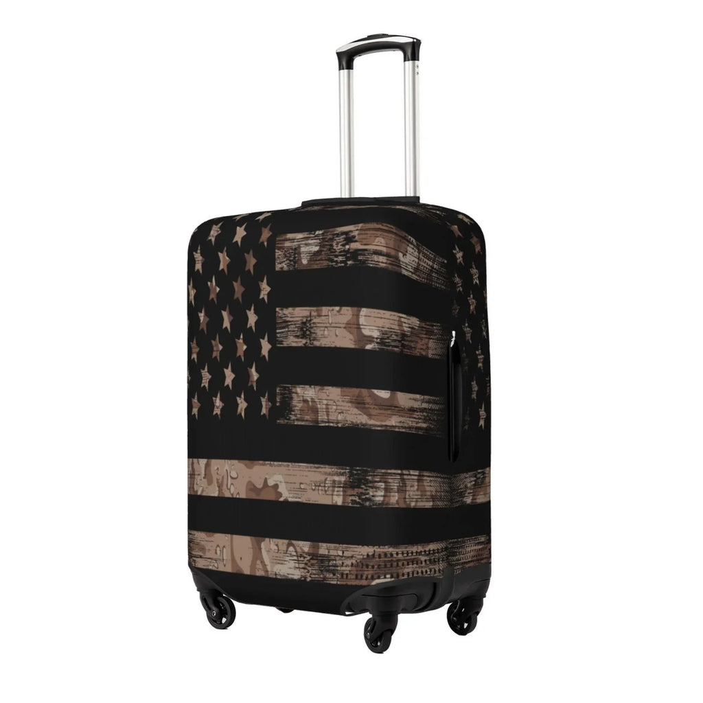 Luggage 18-32 Suitcase Fits Junzan Inch Desert Flag - With Luggage Print Protector Washable Cover American Fashion Camouflage