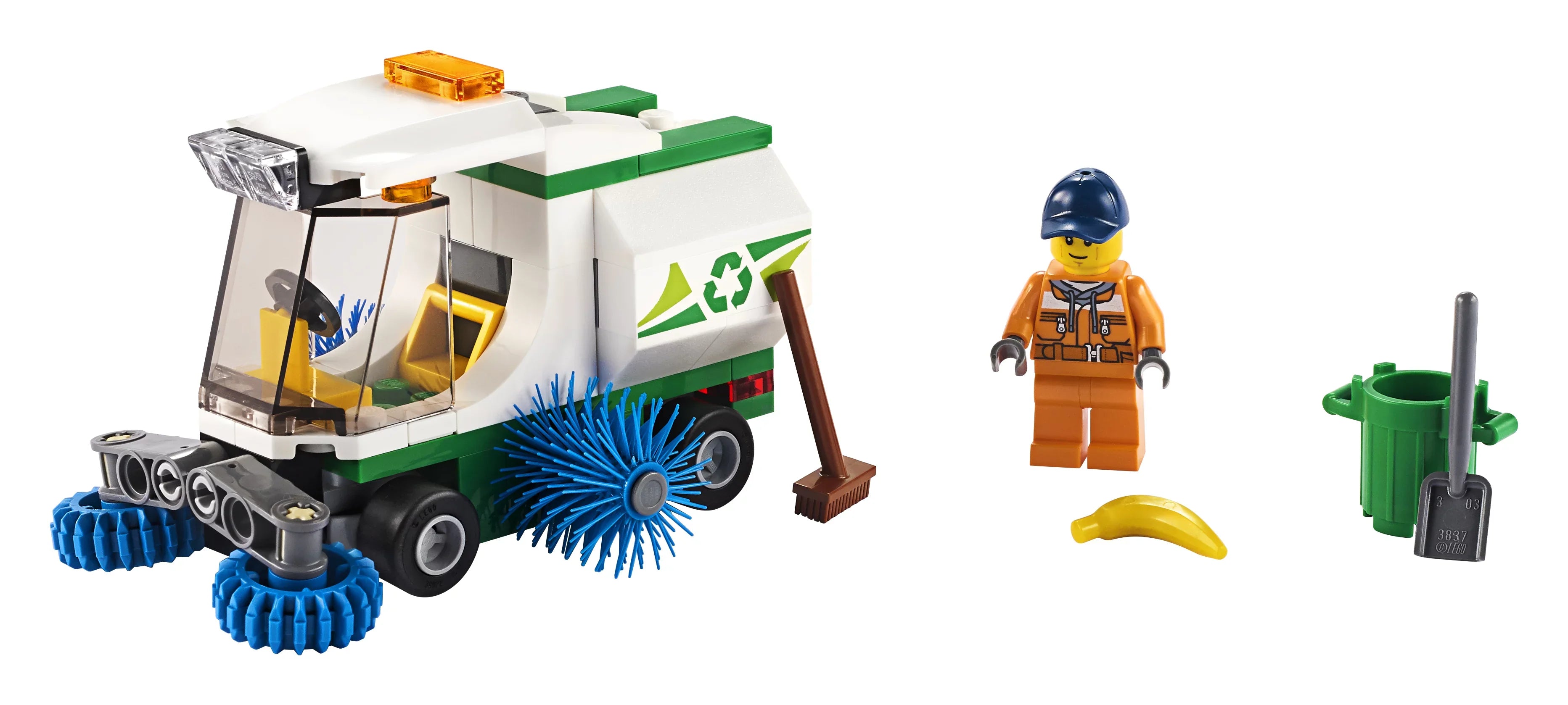 Street for Pieces) Toy 60249 LEGO Sweeper Kids City (89 Construction