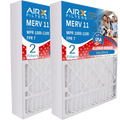 Comparable to Filter 7 with 11 Made AIRX MPR 1200 Compatible Premium 16x20x4 MPR 16x20x4 AIR. by CLEAN & FILTERS Filter Furnace Air Pack 2 TopTech USA 1000, TT-FM-1620 WICKED FPR MERV