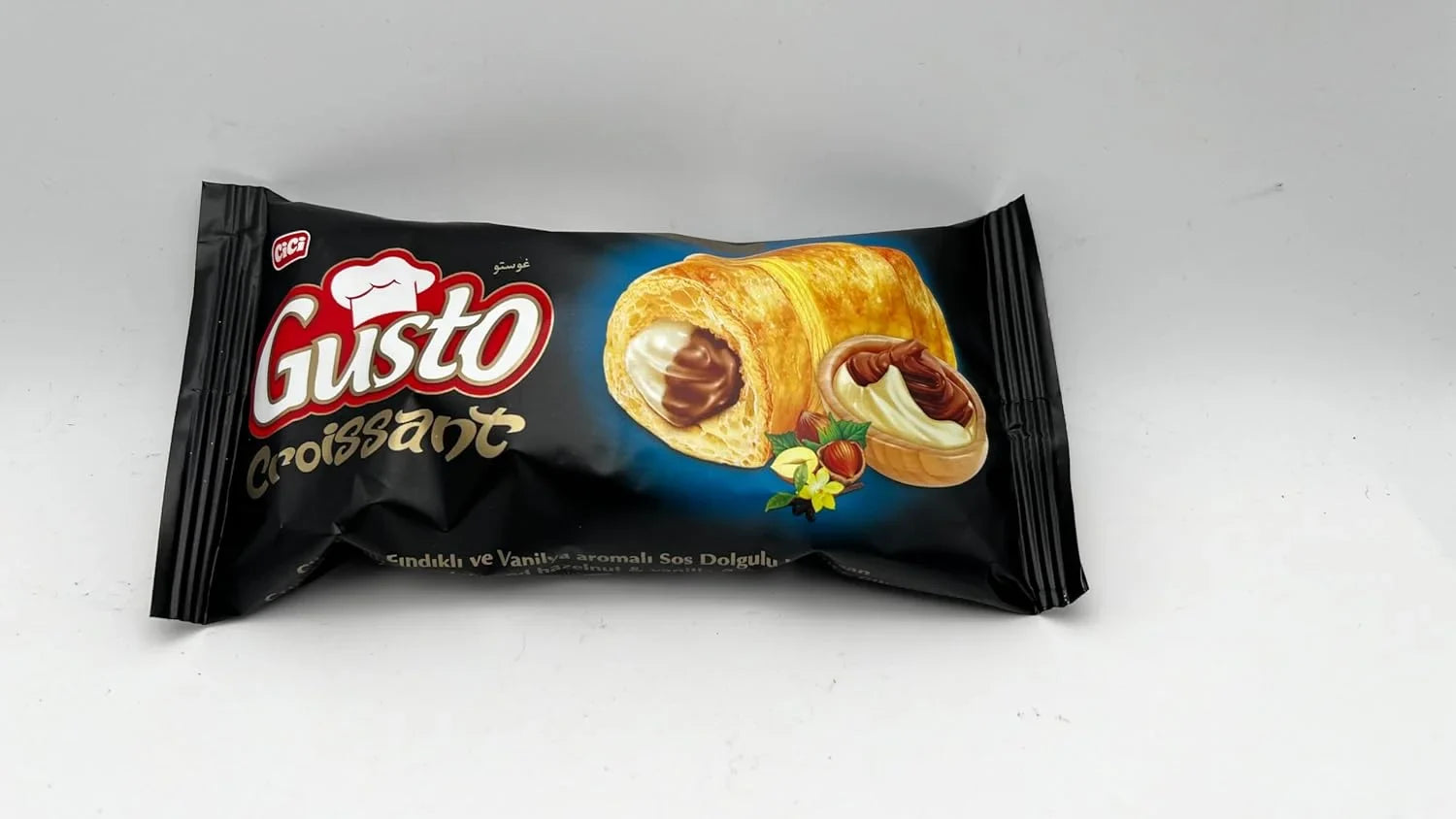 Go Cream Of 20) (Pack Individually On Wrapped Croissant Vanilla The Gusto Hazelnut Pastry, Croissant With And Soft Chocolate Filling, Breakfast Snack