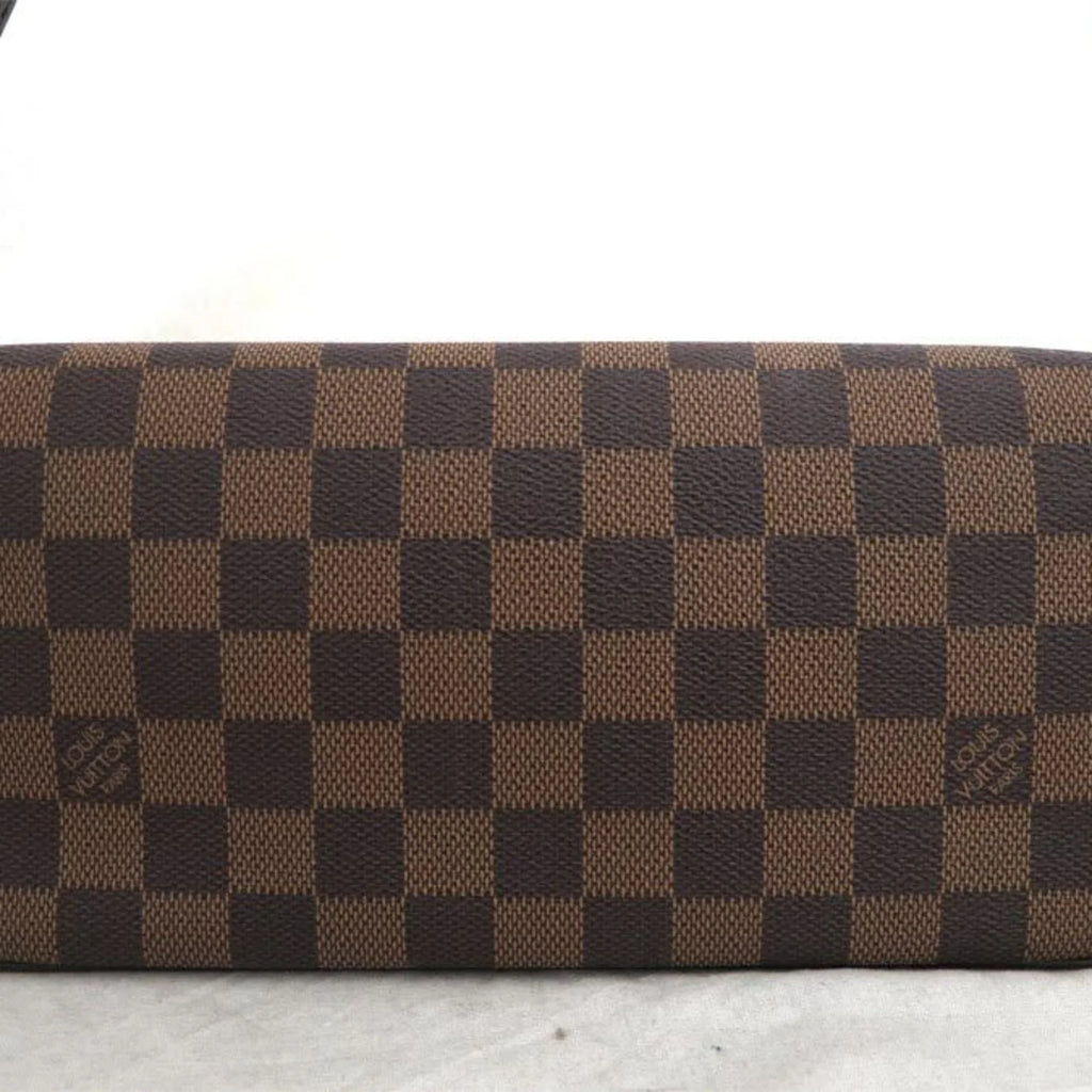 Canvas (Good) Shoulder Louis Vuitton Hardware Blau One Gold Recoleta Pre-Owned Handle Damier Women's N51299 x Bag