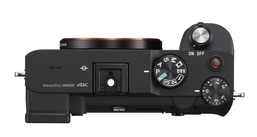 Full-Frame Camera (Black) a7C Alpha Compact Mirrorless Body Bundle Sony