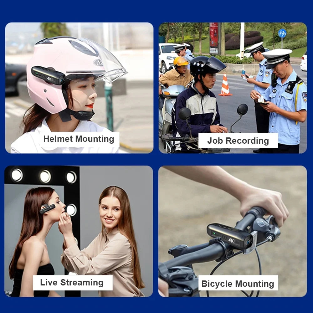 Camcorder for 30FPS Anti-shake Sport Andoer-2 Recording 4K Recorder Vlog Camera Control Video WiFi APP