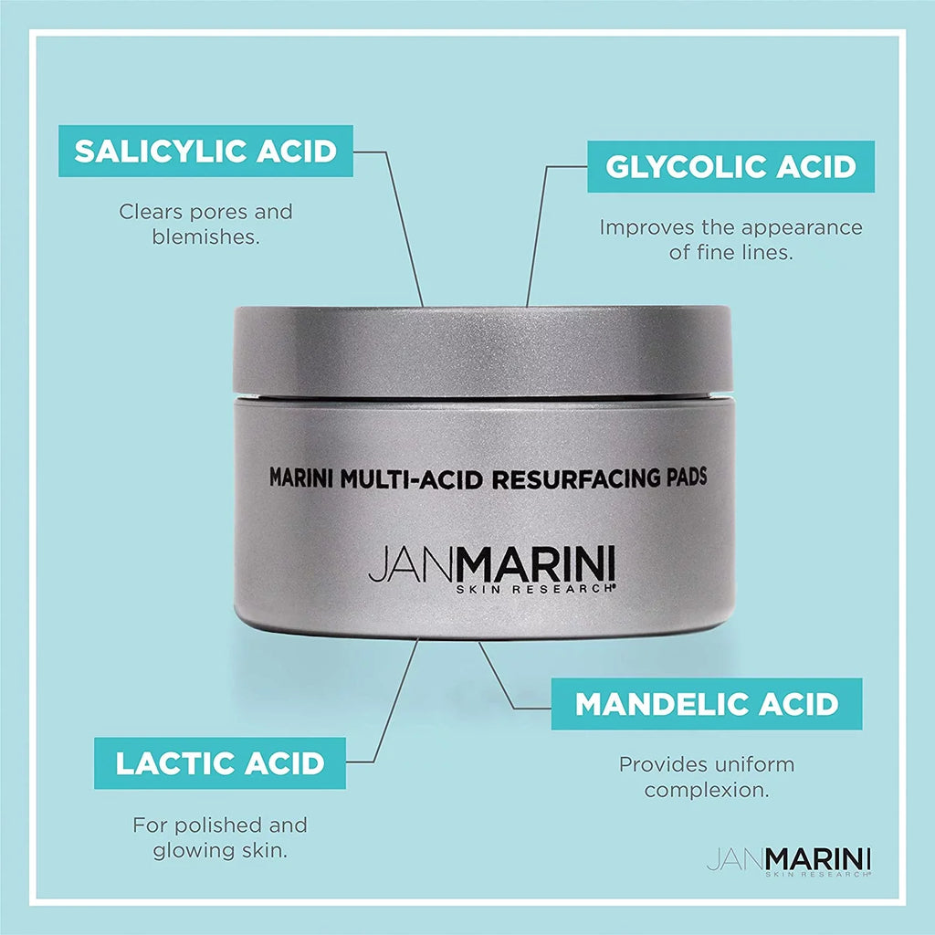 Pads, Marini Resurfacing Jan Marini ct. Research 30 Skin Multi-Acid