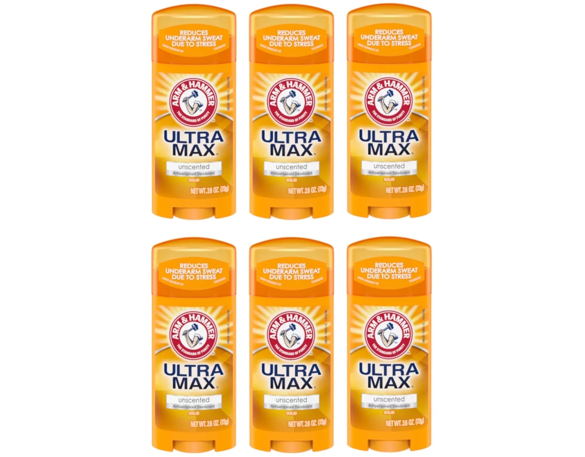 Anti-Perspirant HAMMER Deodorant of & Unscented ULTRAMAX Solid ARM 6) 2.60 oz (Pack