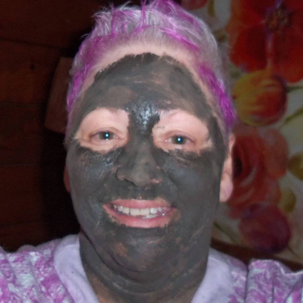oz - 2 Mask Organic Goddess Glimmer Face SEA DEAD MUD MASK,