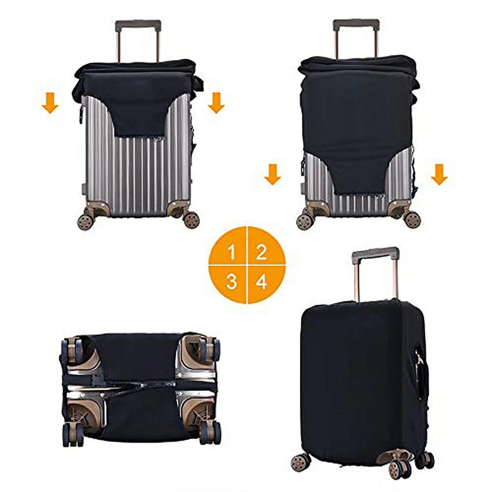 Suitcase Cover Kll Suitcase Protector- Womans Dancing African Cover Luggage