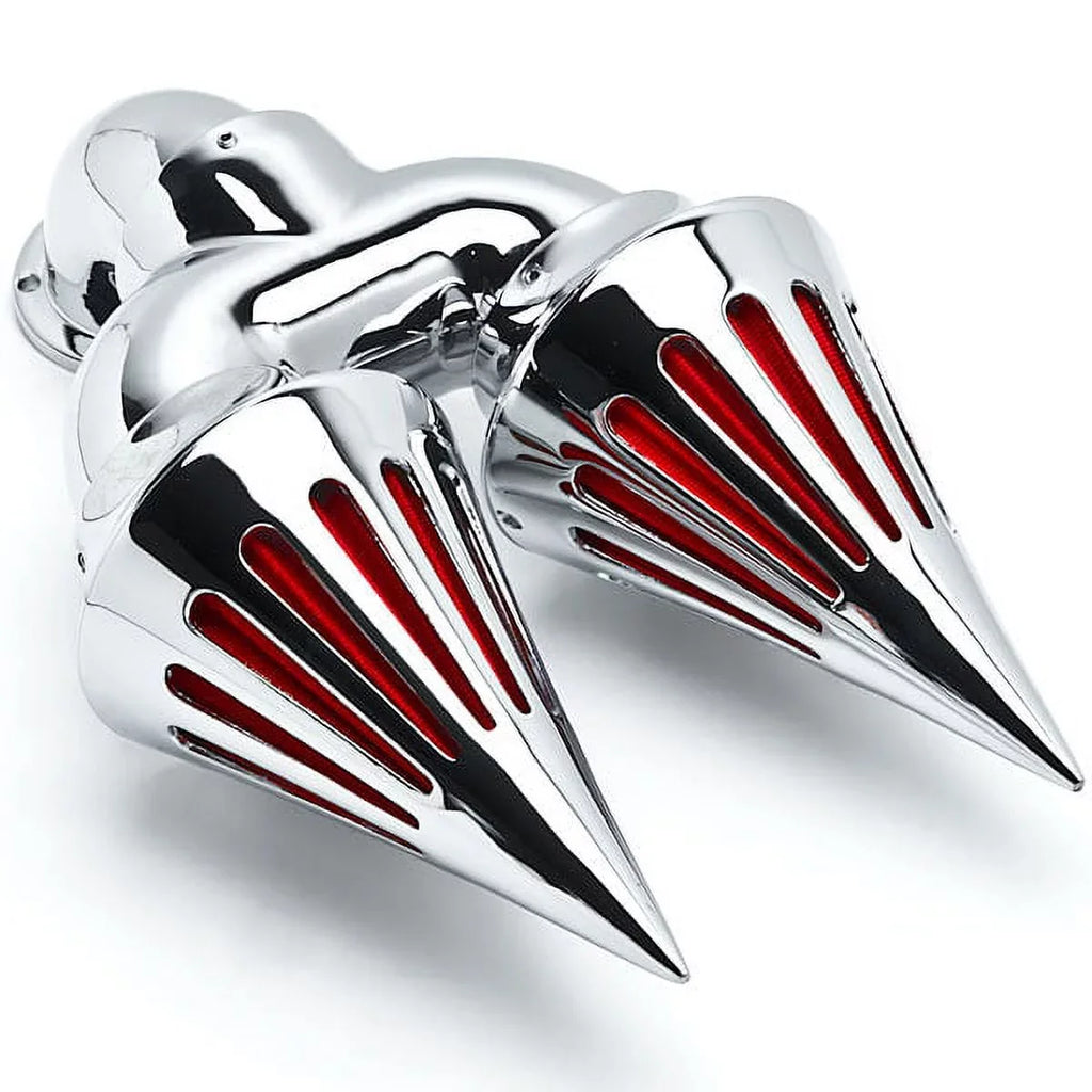 Chrome Applications Cleaner Dual Custom Intake Kit Compatible Filter Harley-Davidson Air Sportster Krator Spike with
