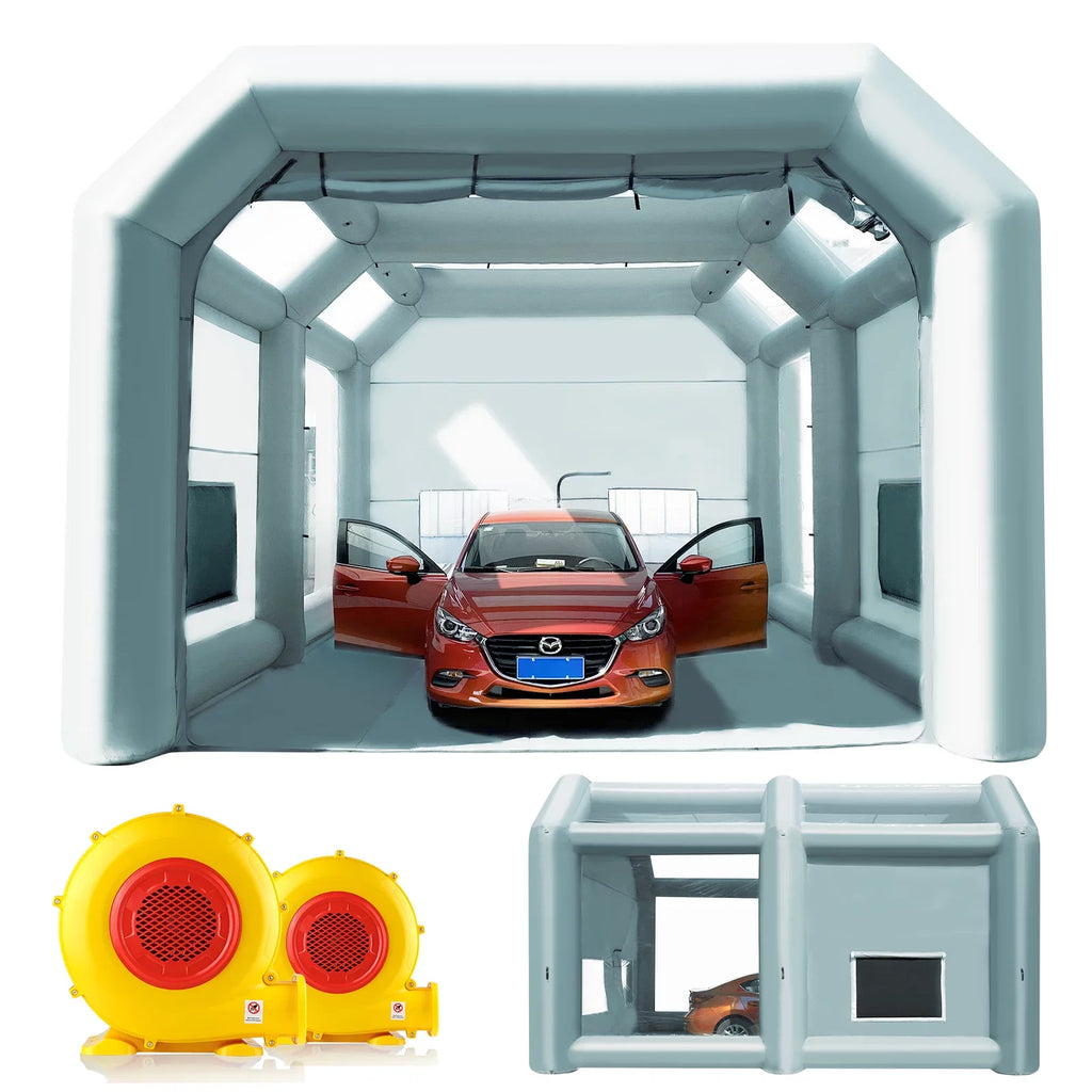 Portable Sewinfla with Professional 23x20x14.5Ft Paint Booth Booth Spray Booth Car Blowers Painting Inflatable Inflatable
