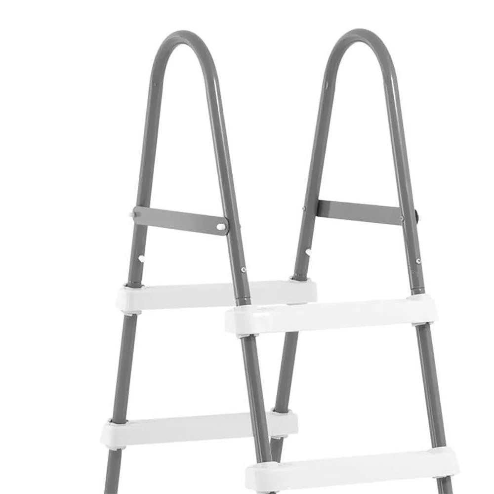 12' with Pool Prism Ladder Swimming Ground 48" Bundled Above x Ground Frame 30"