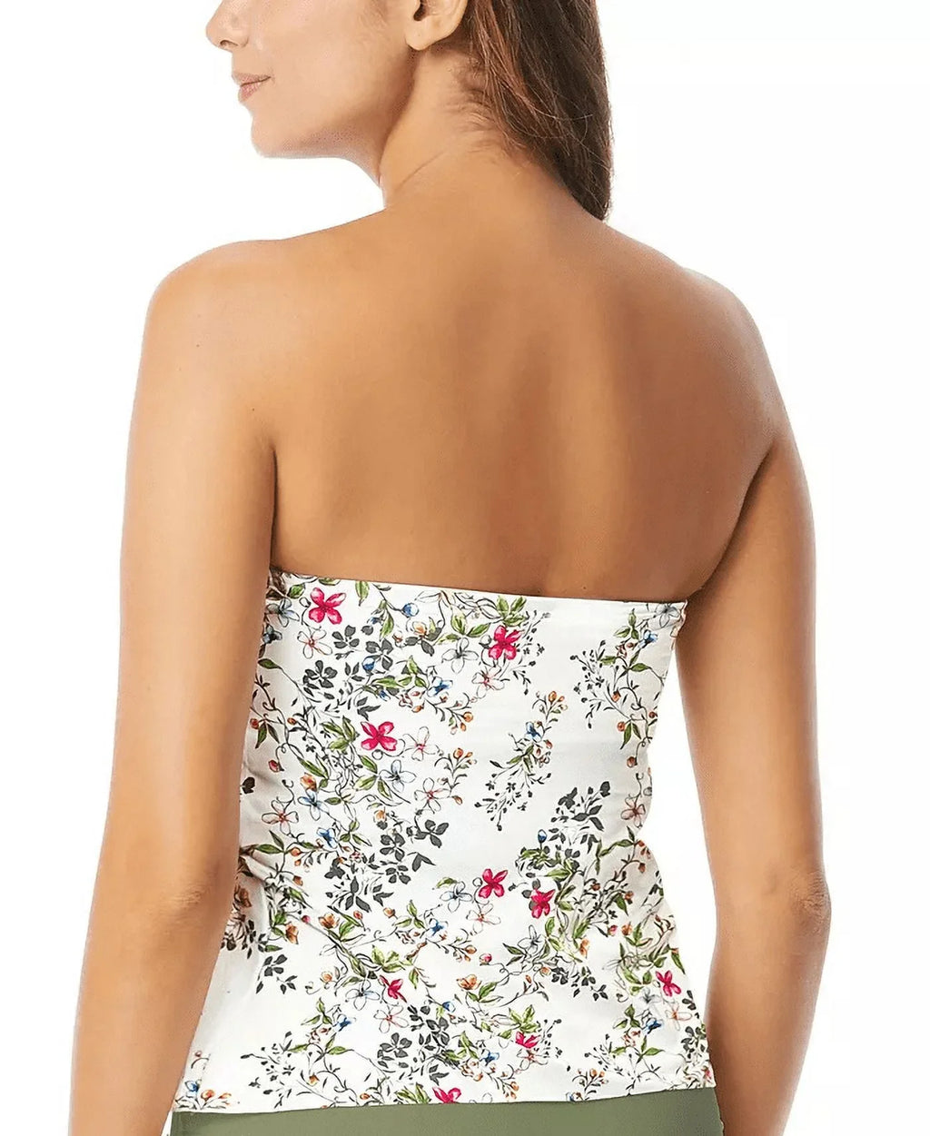 Top, Bandeau Vince Small Swim Draped Camuto US Tankini IVORY