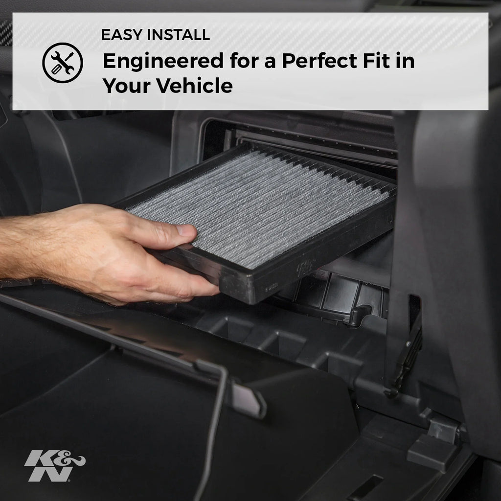 Toyota/Subaru/Suzuki/Scion Air Models, Designed and Select Cabin Filter: For VF1013 2004-2019 Washable Reusable: Vehicle K&N