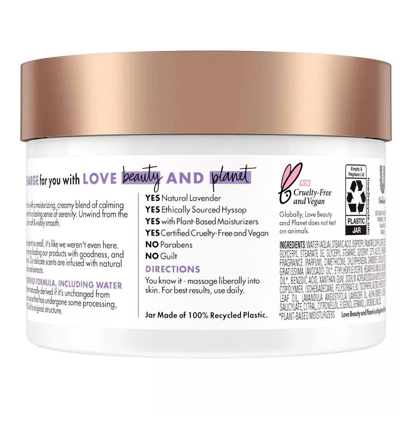'- 2 Lavender Ounces) (20 Jar Beloved Body 10 & oz x Lotion Cream Hyssop Total