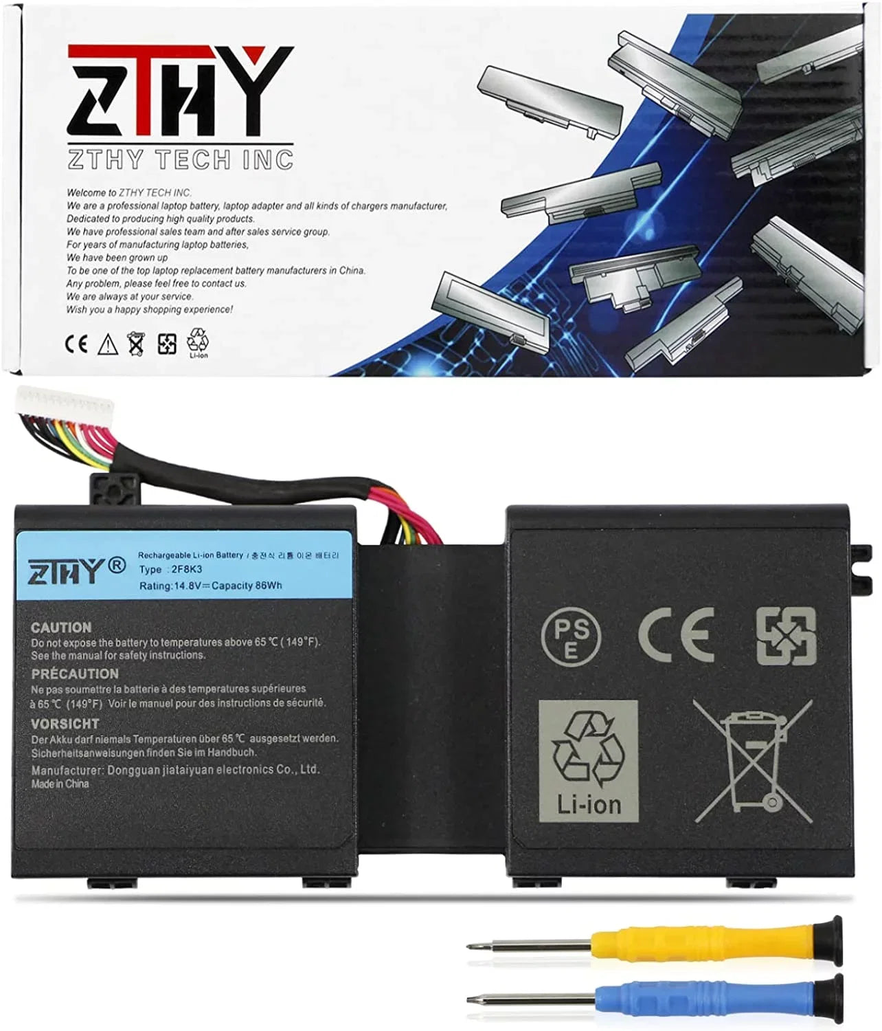 ZTHY Gaming 17X R1 y Series 17 R1 Replacement Alienware 18X M17X-R5 M18X-R3 Dell 2F8K3 for Laptop Alienware 18