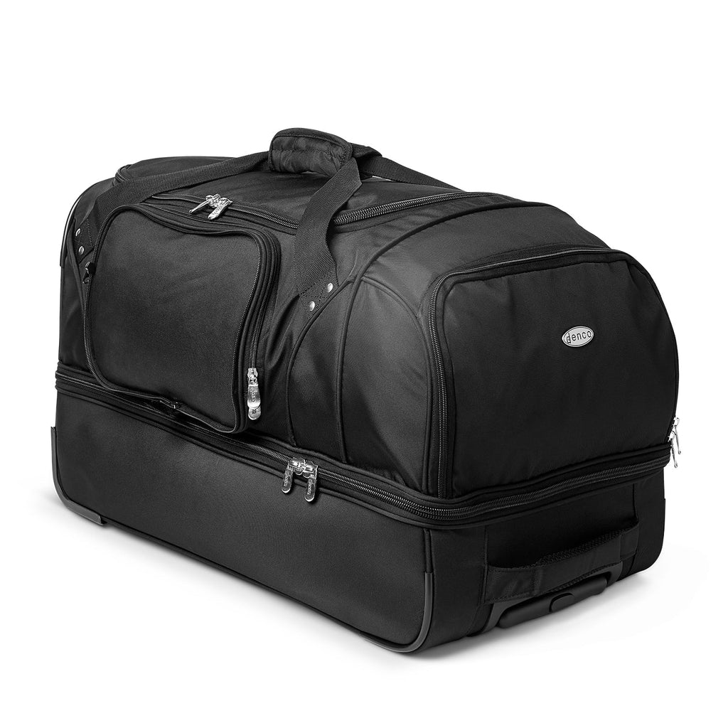 Drop Bottom 2-Wheel Eagles Black Rolling Philadelphia 27'' MOJO Duffel Bag