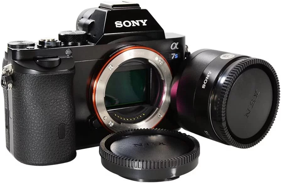 with A7R Cap III A7II,III E-Mount Body A9 NEX A7S Rear Set CamDesign A7R Sony A7 Camera Cameras Cover & Len Compatible