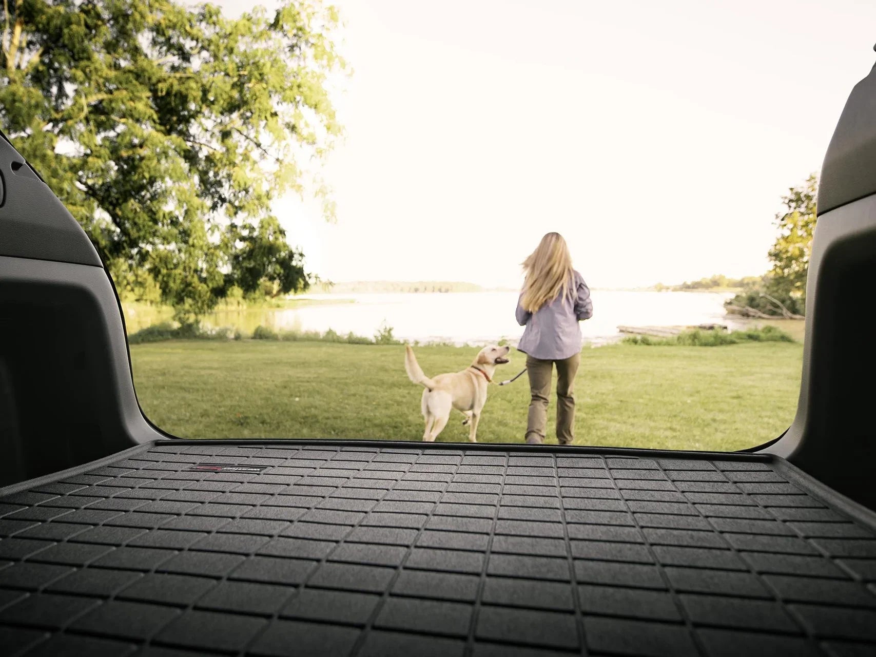 Honda Trunk with Tan Lowest - Cargo Tray compatible Liner Cargo Position, 2017-2022 In WeatherTech CR-V