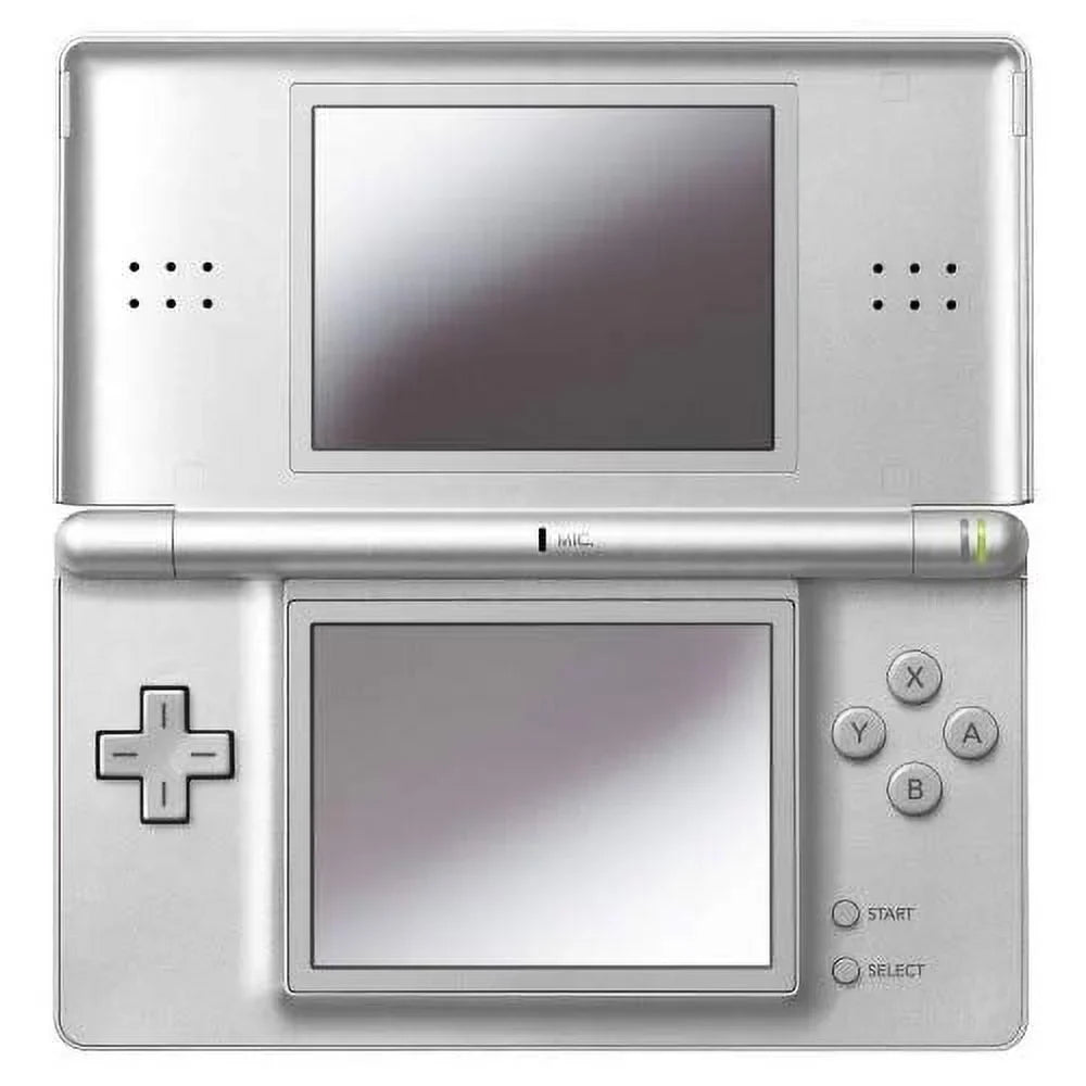 (Refurbished) Gray Nintendo Restored Lite DS Silver Metallic Grey