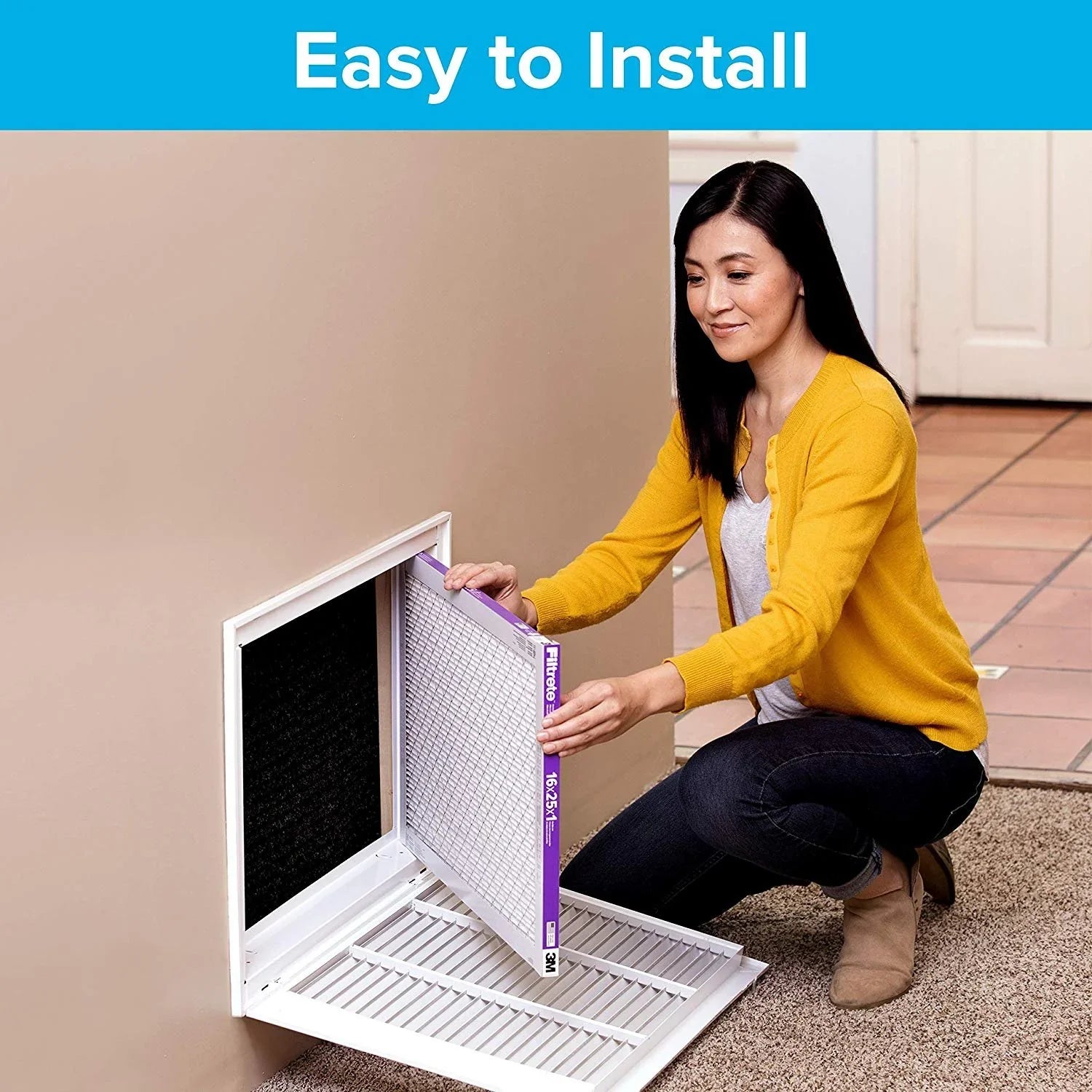 Ultra 16x20x1, 2-Pack Filtrete AC Allergen, Living Furnace MPR Healthy 1500, Air Filter,